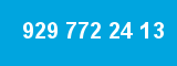 929 772 24 13 929 772 24 13